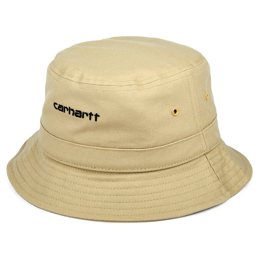 Chapeau Bob en Toile de Coton Script marron clair CARHARTT WIP