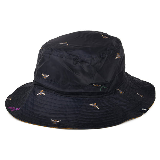 Chapeau de Pluie Réversible à Motif Abeilles Milport bleu marine JOULES