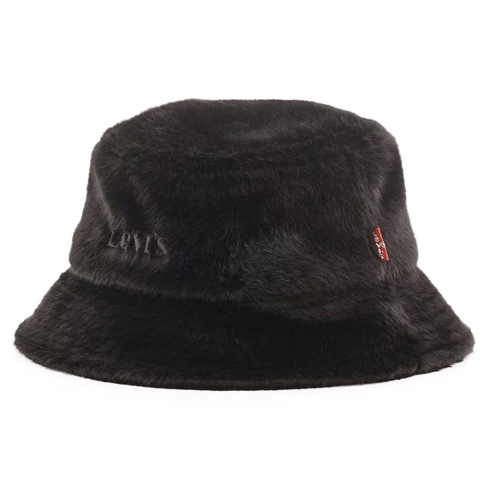 Chapeau Bob Femme en Fausse Fourrure Cozy noir LEVI'S