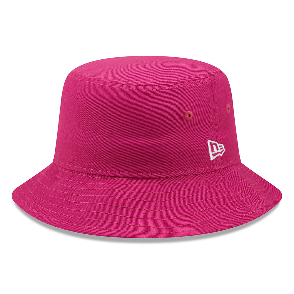 Chapeau Bob Fuselé en Coton NE Essential rose NEW ERA