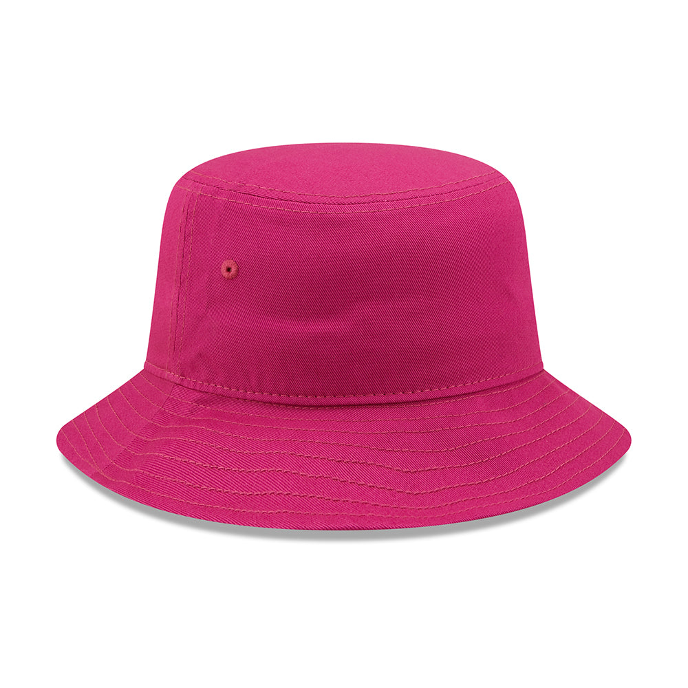Chapeau Bob Fuselé en Coton NE Essential rose NEW ERA