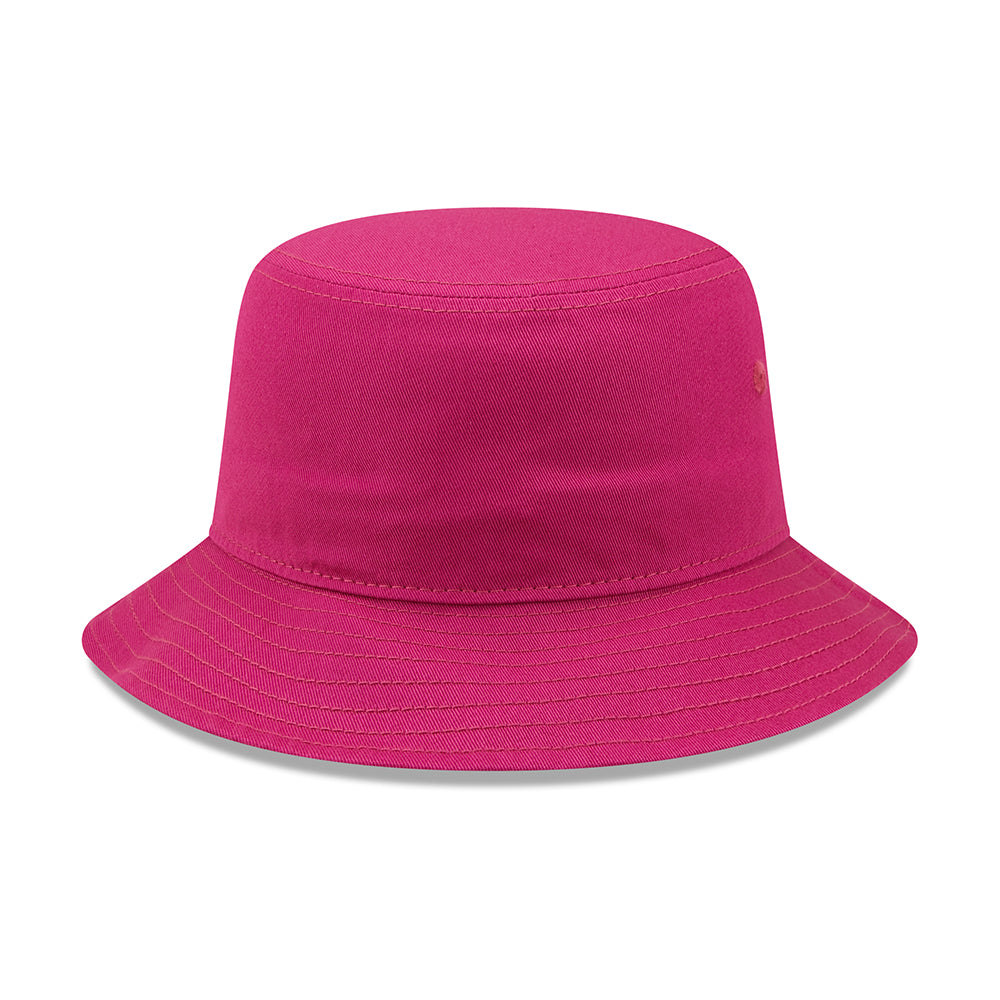 Chapeau Bob Fuselé en Coton NE Essential rose NEW ERA