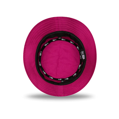 Chapeau Bob Fuselé en Coton NE Essential rose NEW ERA