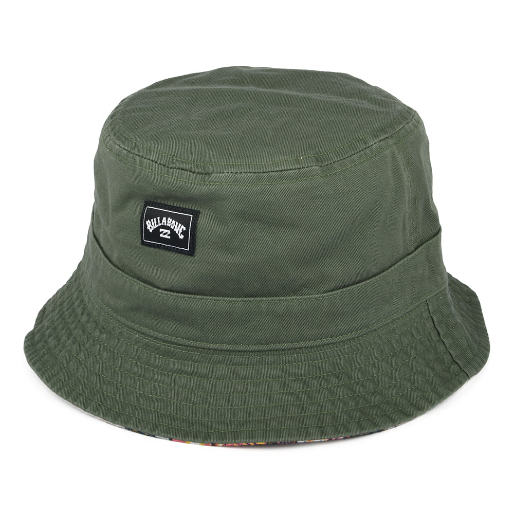 Chapeau Bob Réversible Sundays en Coton pierre-olive BILLABONG