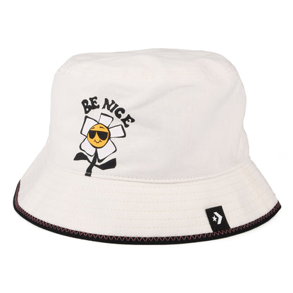 Chapeau Bob en Coton Creative Graphic naturel CONVERSE