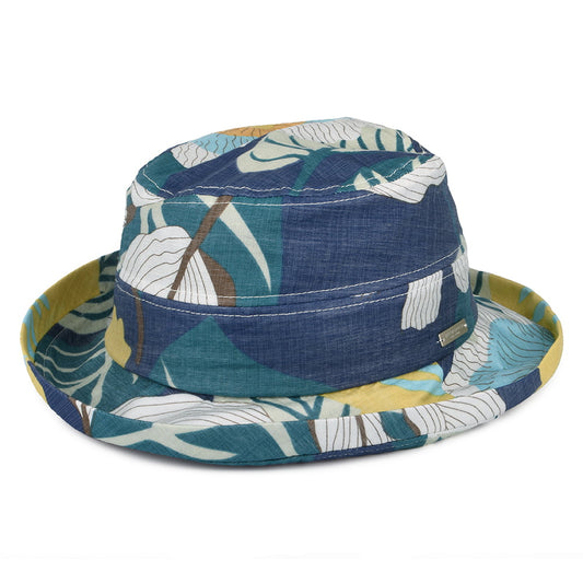 Chapeau Bob Floral Bolero bleu encre-multi SEEBERGER