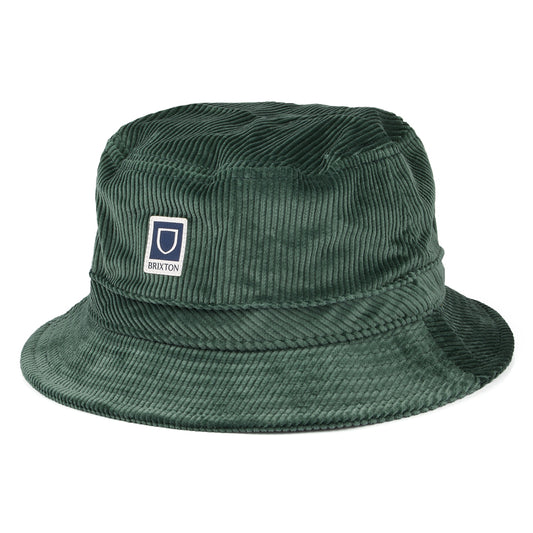 Chapeau Bob Pliable en Velours Côtelé Beta forêt BRIXTON
