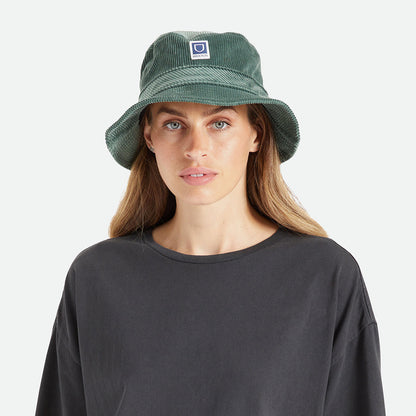 Chapeau Bob Pliable en Velours Côtelé Beta forêt BRIXTON