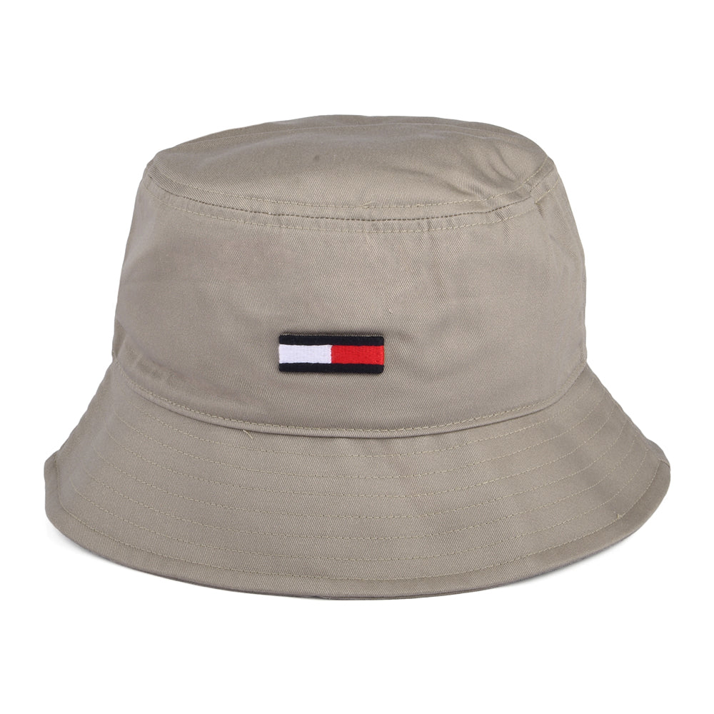 Chapeau Bob en Coton Bio TJM Flag sable TOMMY HILFIGER