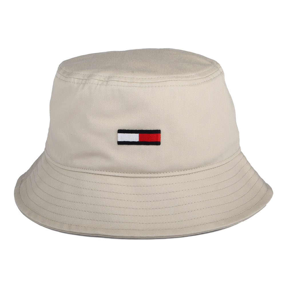 Chapeau Bob en Coton Bio TJM Flag beige TOMMY HILFIGER