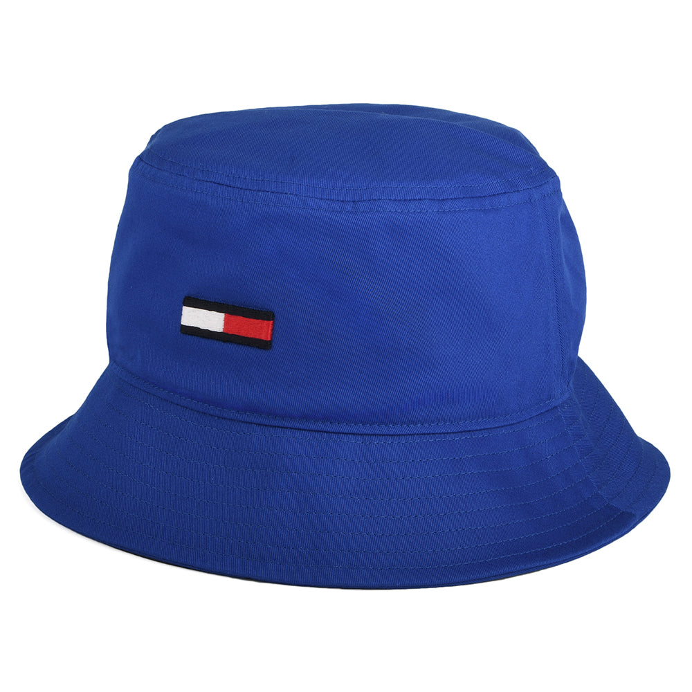 Chapeau Bob en Coton Bio TJM Flag bleu roi TOMMY HILFIGER