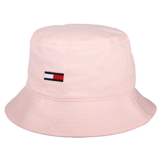 Chapeau Bob en Coton Bio TJW Flag rose clair TOMMY HILFIGER