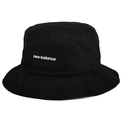 Chapeau Bob en Coton Sergé noir NEW BALANCE