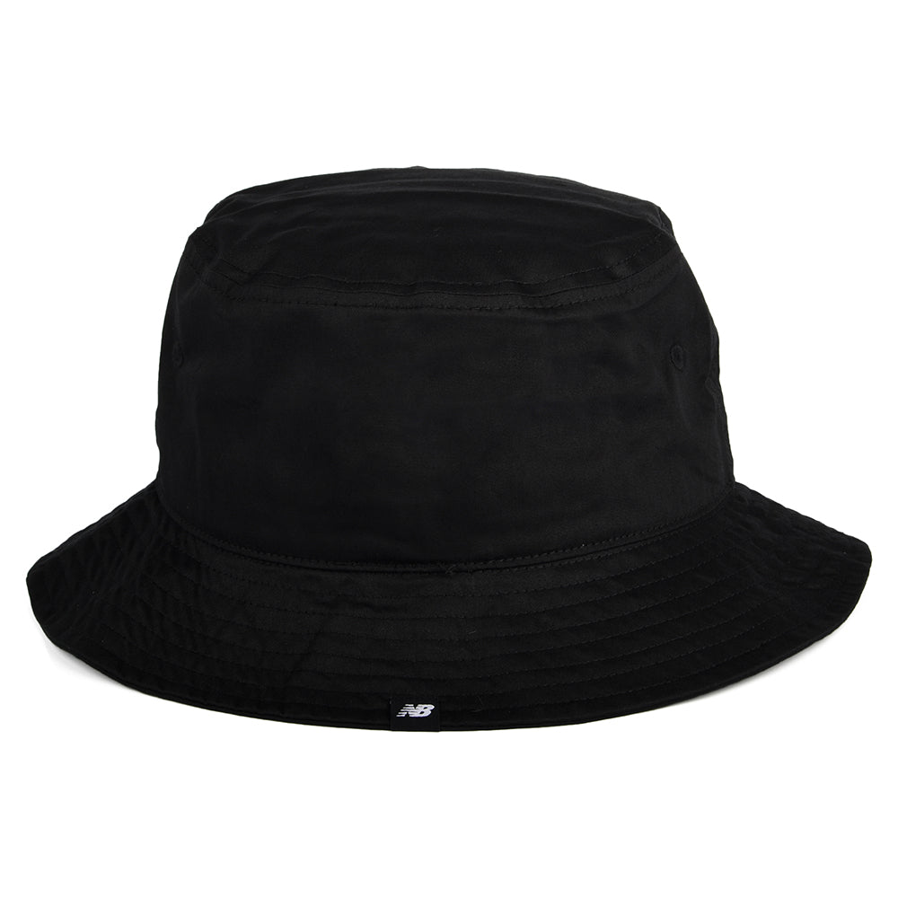 Chapeau Bob en Coton Sergé noir NEW BALANCE