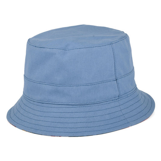Chapeau Bob en Coton Réversible bleu ciel FAILSWORTH
