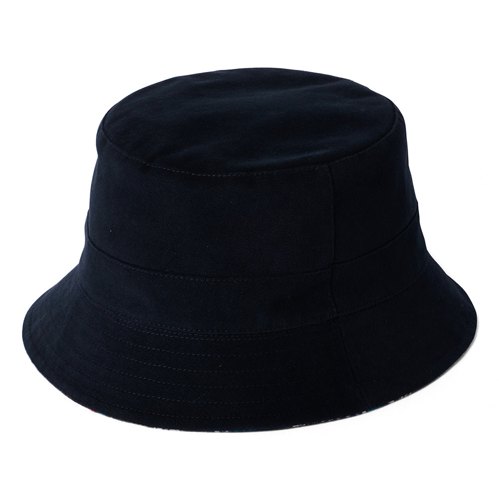 Chapeau Bob Réversible en Coton bleu marine foncé FAILSWORTH