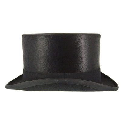 Chapeau Haut de Forme en Fourrure Feutrée Melusine noir CHRISTYS