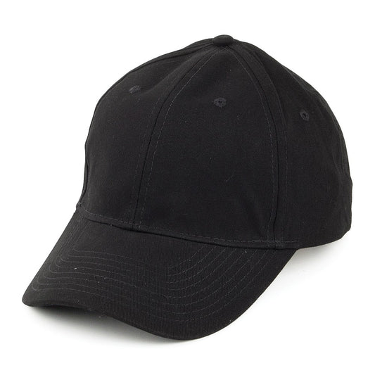 Casquette en Coton Brossé noir