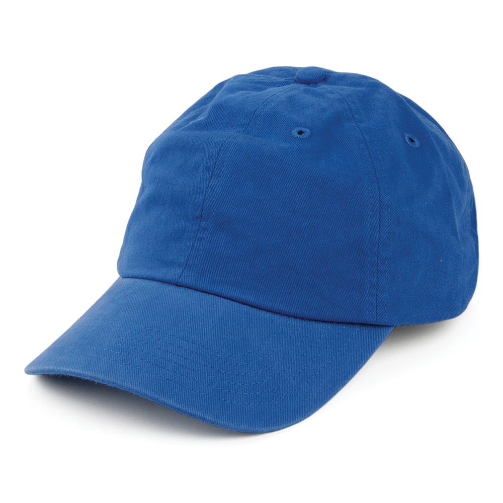 Casquette en Coton Délavé bleu roi