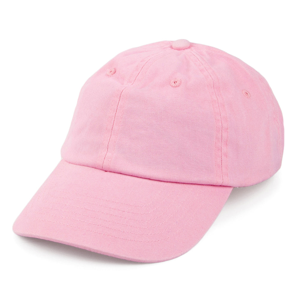 Casquette en Coton Délavé rose