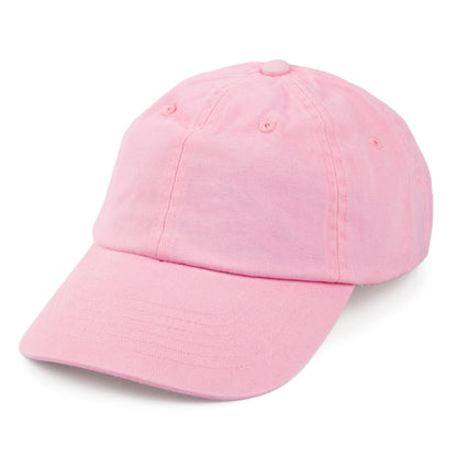 Casquette en Coton Délavé rose