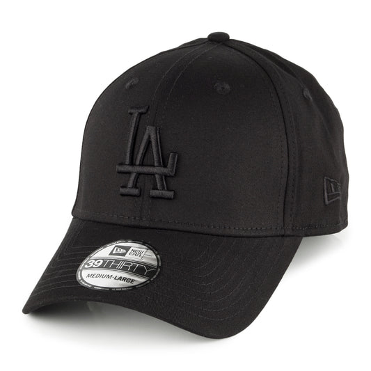 Casquette 39THIRTY MLB League Essential L.A. Dodgers noir sur noir NEW ERA