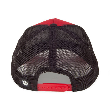 Casquette Trucker Pecker rouge-noir GOORIN