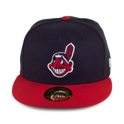 Casquette 59FIFTY Classic On Field Cleveland Indians bleu-rouge NEW ERA