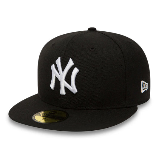 Casquette 59FIFTY MLB League Essential New York Yankees noir-blanc NEW ERA