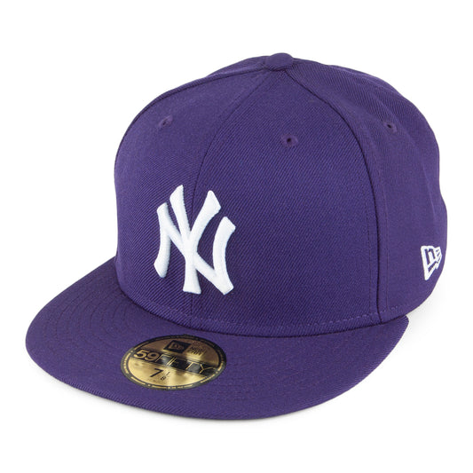 Casquette 59FIFTY MLB League Basic New York Yankees violet NEW ERA