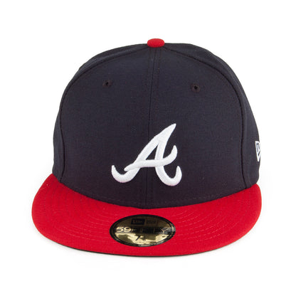 Casquette 59FIFTY MLB On Field AC Perf Atlanta Braves bleu marine-rouge NEW ERA