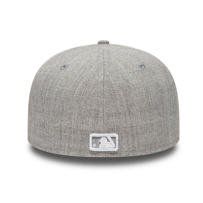 Casquette 59FIFTY MLB League essential New York Yankees gris chiné NEW ERA