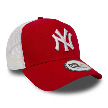 Casquette Trucker A-Frame MLB League Essential New York Yankees rouge NEW ERA