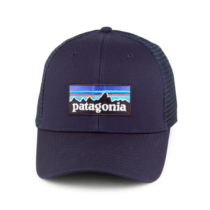 Casquette Trucker en Coton Bio P-6 Logo bleu marine PATAGONIA