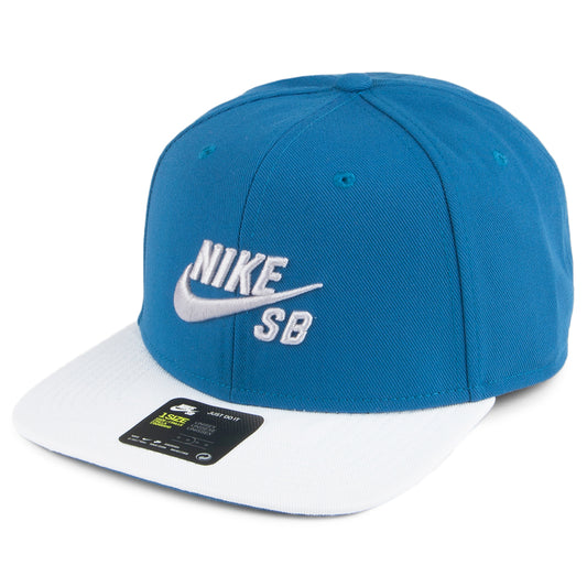 Casquette Snapback Icon Pro bleu sarcelle-blanc NIKE SB