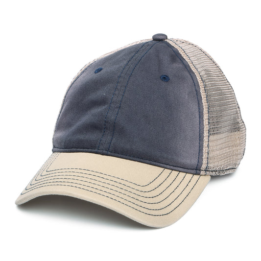 Casquette Trucker en Coton bleu marine DORFMAN PACIFIC