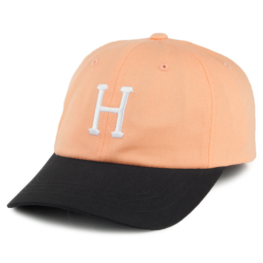 Casquette à Visière Incurvée Classic H pêche HUF