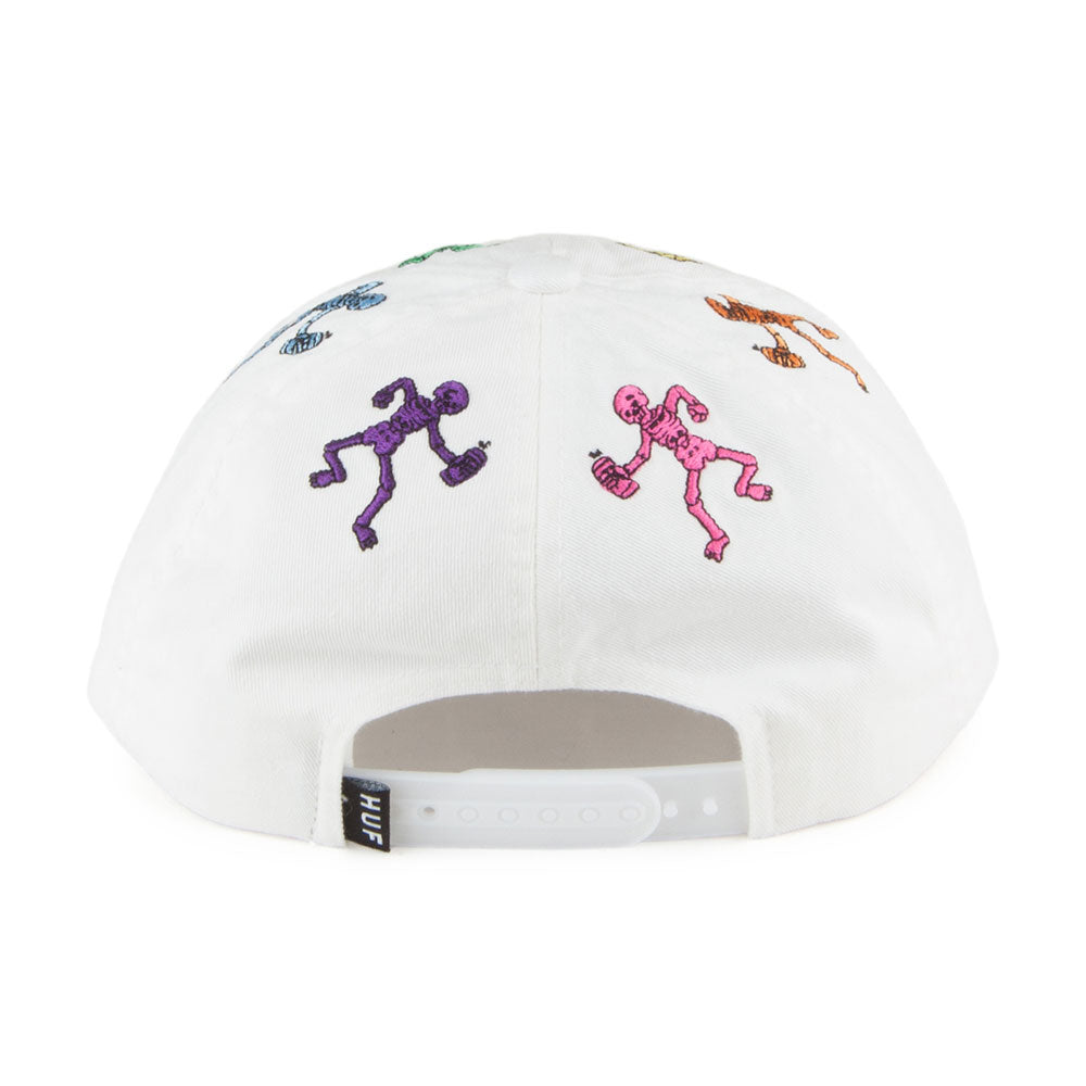 Casquette Snapback 6 Panel Owsley blanc HUF