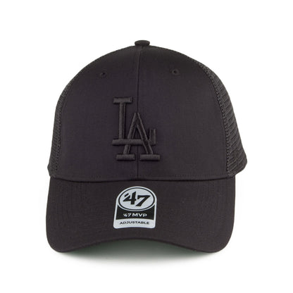 Casquette Trucker Branson MVP L.A. Dodgers noir sur noir 47 BRAND