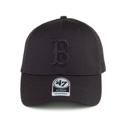 Casquette Trucker Branson MVP Boston Red Sox noir sur noir 47 BRAND