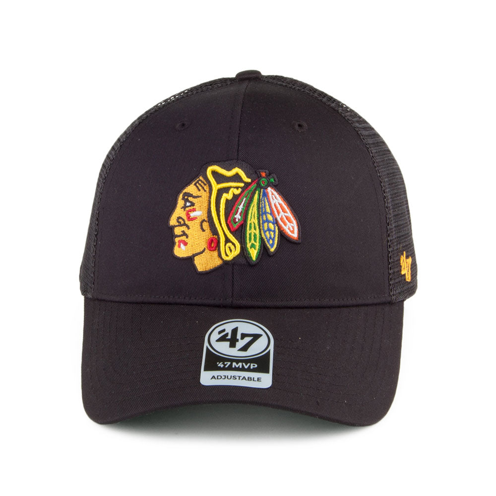 Casquette Trucker Branson MVP Chicago Blackhawks noir 47 BRAND
