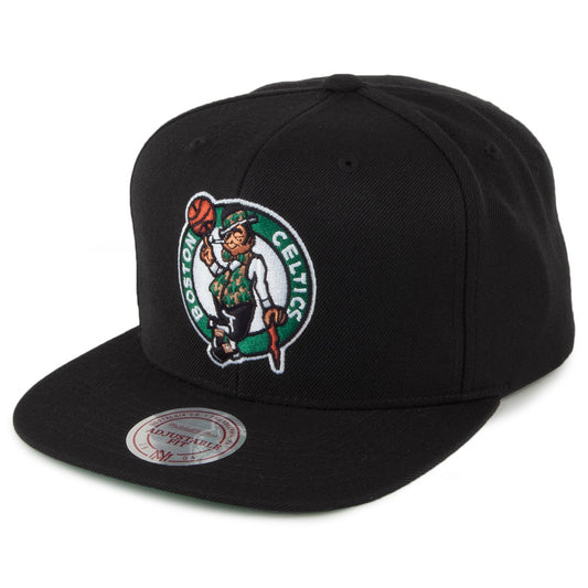 Casquette Snapback Wool Solid Boston Celtics noir MITCHELL & NESS