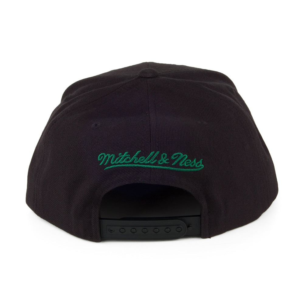 Casquette Snapback Wool Solid Boston Celtics noir MITCHELL & NESS