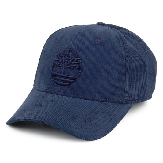 Casquette en Velours Côtelé Logo bleu marine TIMBERLAND