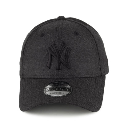 Casquette 9FORTY Heather Essential New York Yankees noir chiné NEW ERA