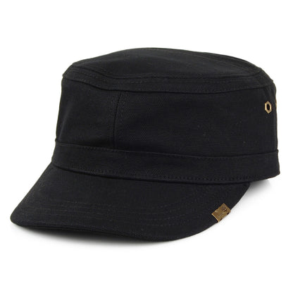 Casquette Militaire en Toile de Coton Cirée noir TIMBERLAND