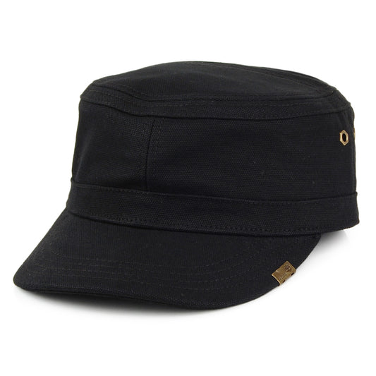 Casquette Militaire en Toile de Coton Cirée noir TIMBERLAND