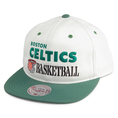 Casquette Snapback Dunk Boston Celtics blanc cassé-vert MITCHELL & NESS