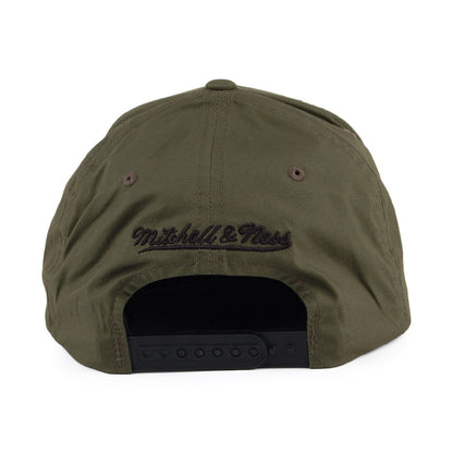Casquette Snapback Ripstop Battle L.A. Lakers vert militaire MITCHELL & NESS