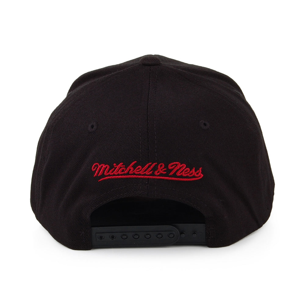 Casquette Snapback Chrome Logo Miami Heat noir MITCHELL & NESS